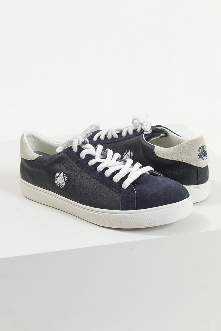Hand Matters. Blue sneakers