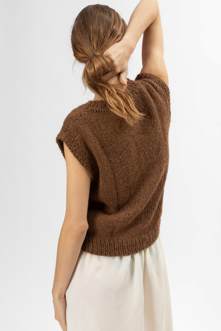 100% Llama Wool Vest Back. Hand Matters