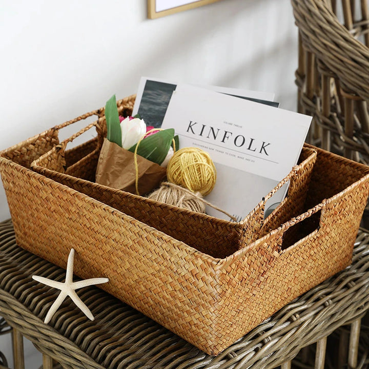 Sunflower Wicker Organizer