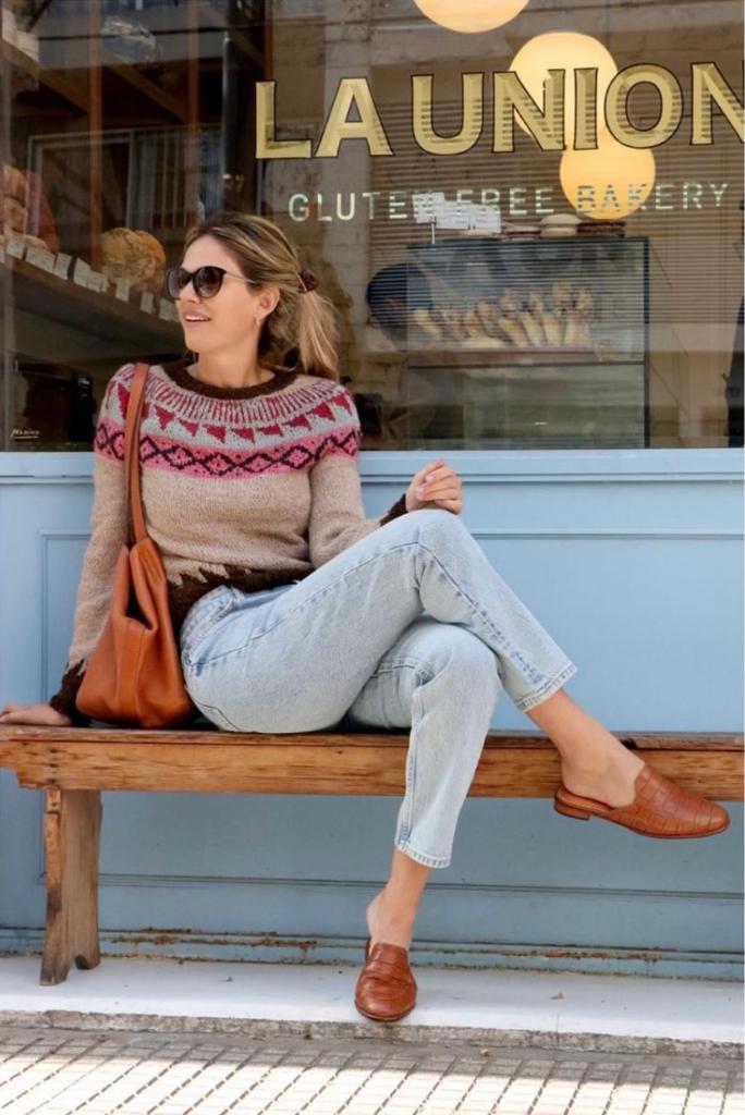 Mila Andean Llama Sweater