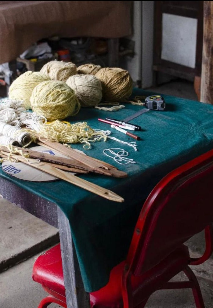 Hand Matters. Hand spun hand woven wool