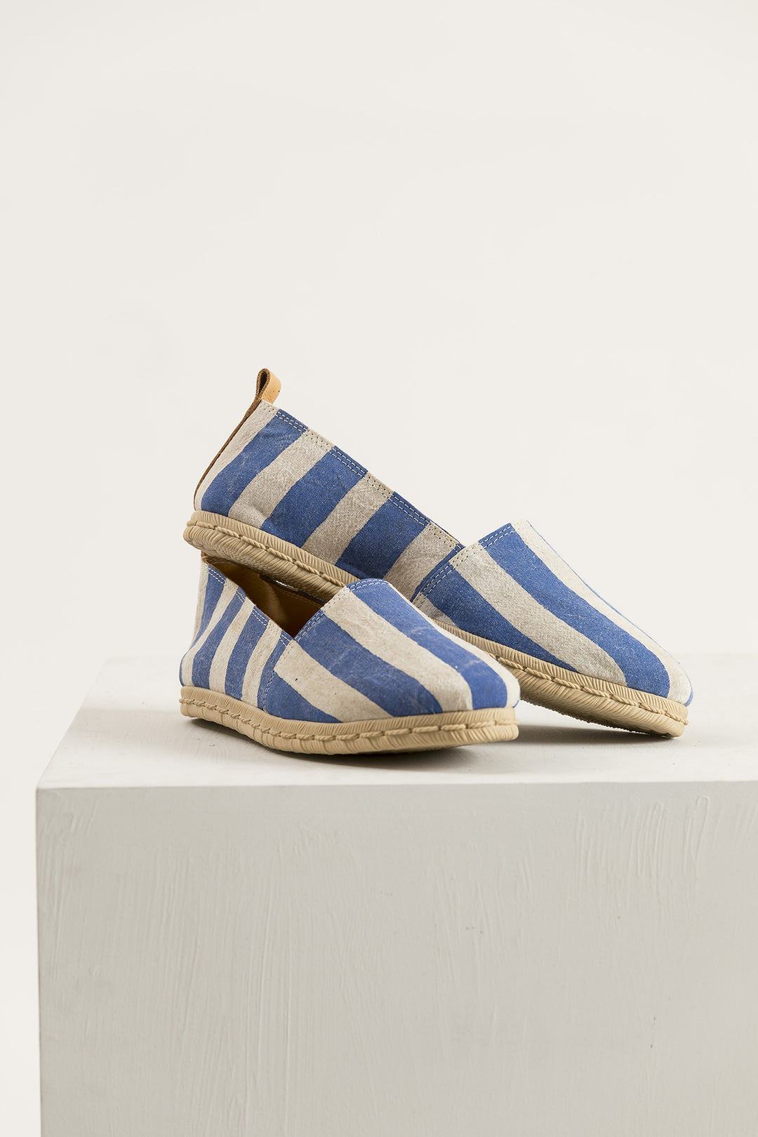 Hand Matters. Striped Alpargatas