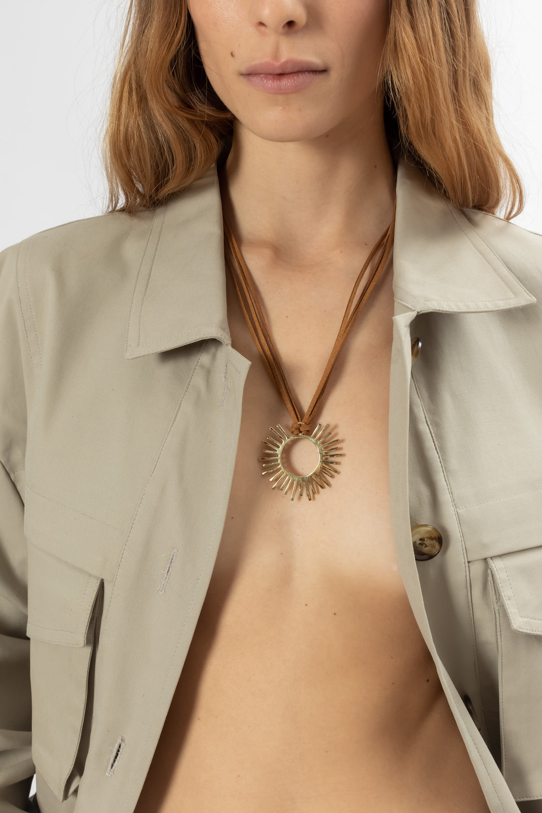 sun necklace
