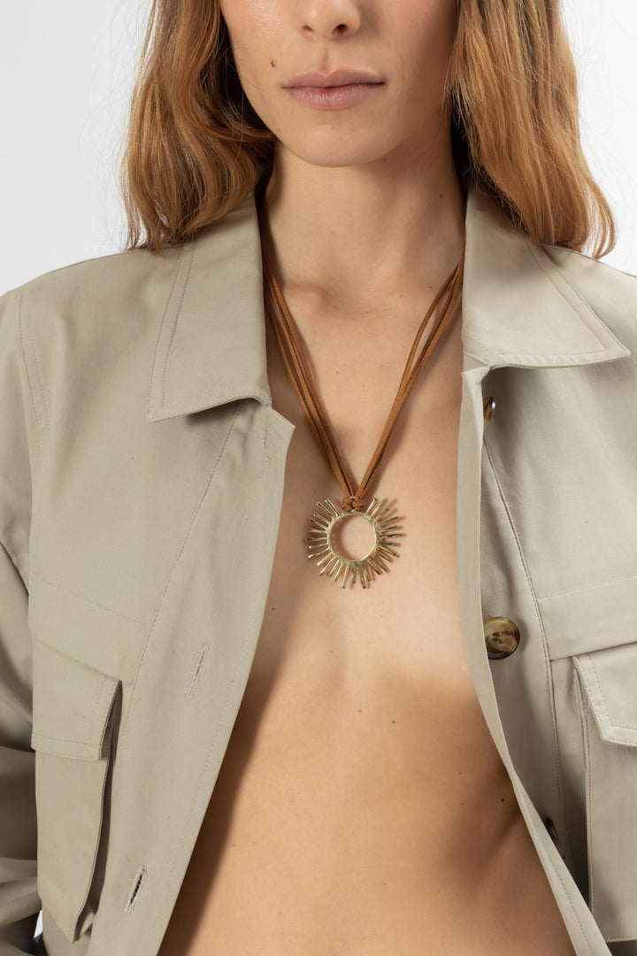 sun necklace