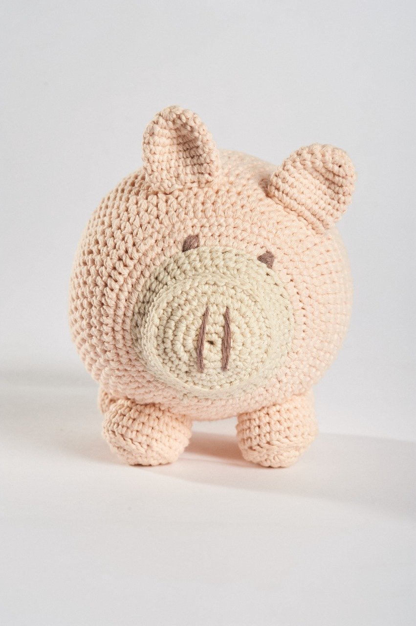 Hand Matters. Pink Crochet Piglet