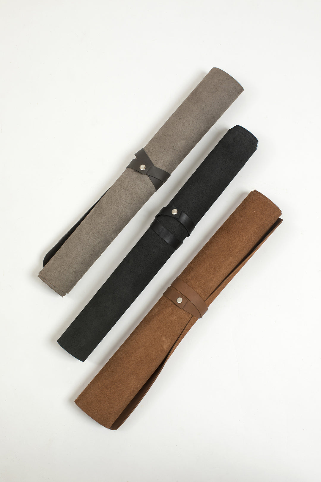 Hand Matters. Leather Desk Pad grey black brown