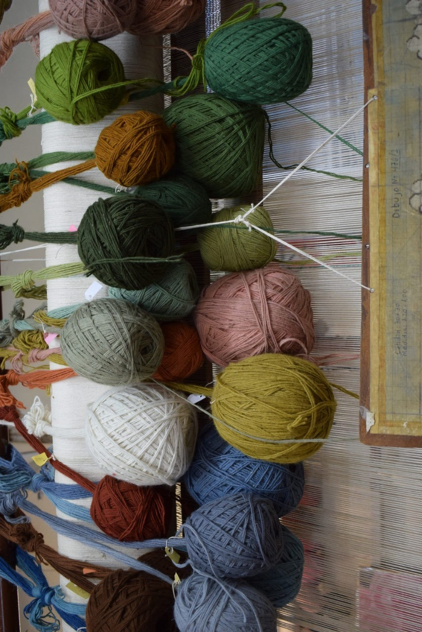 Hand Matters. Colorful wool. Hand spun, hand dyed and hand woven wool